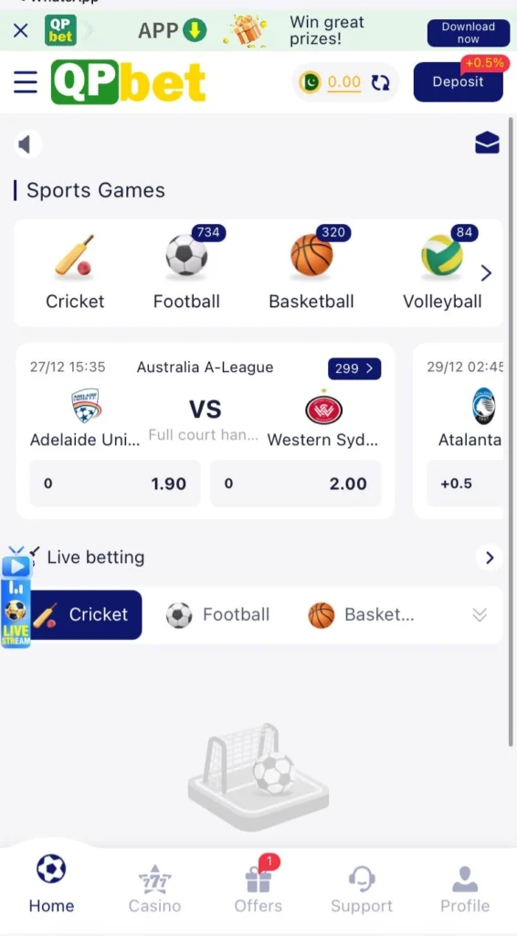 QP Bet Game