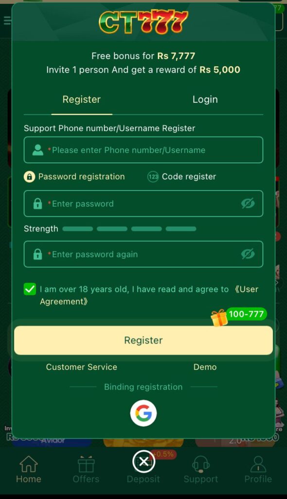 CT777 Game